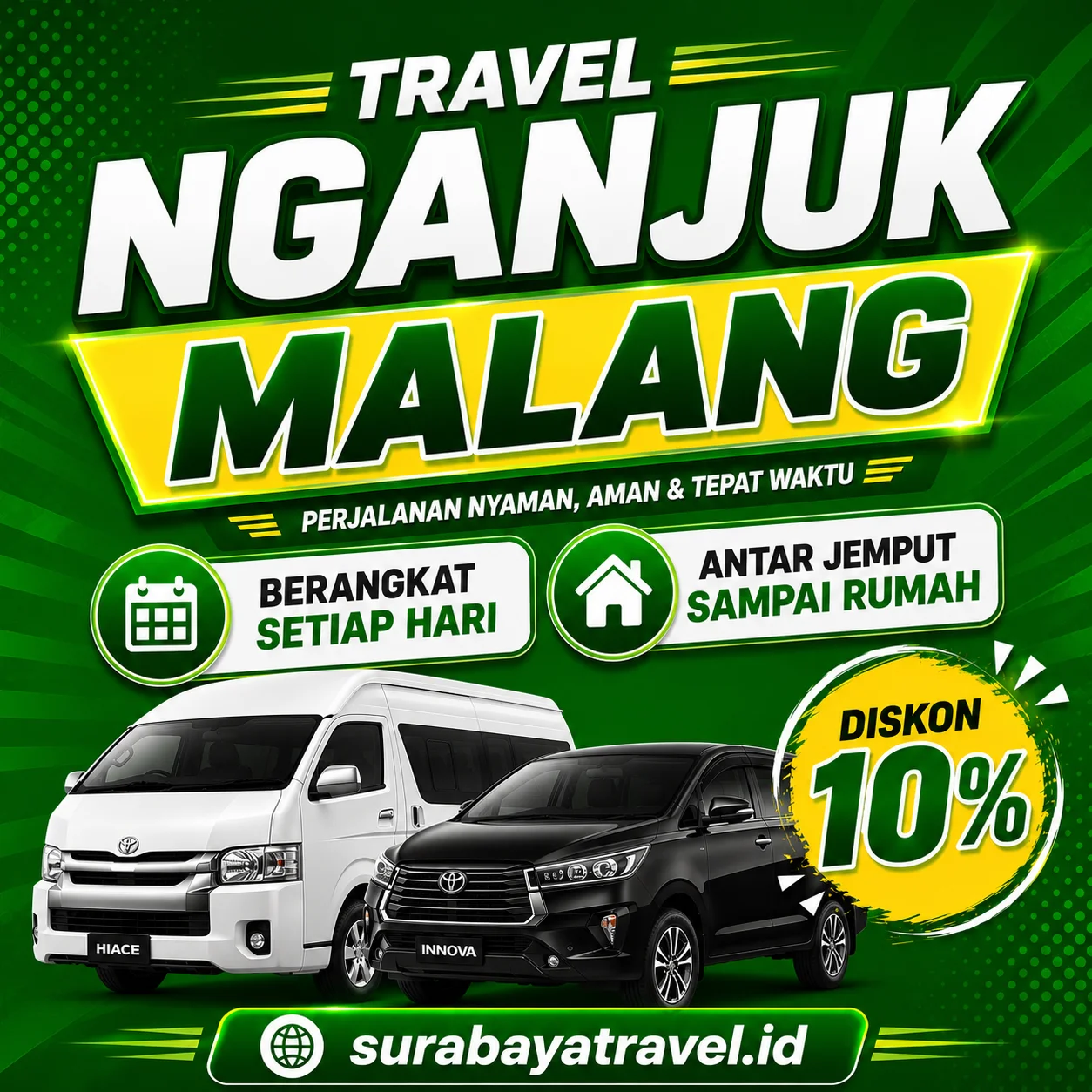 Rekomendasi Travel Nganjuk Malang dengan Harga Tiket Semurah Ini, Paling Diburu Penumpang
