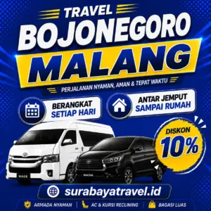 Rekomendasi Travel Bojonegoro Malang Dengan Harga Tiket Semurah Ini, Paling Diburu Penumpang