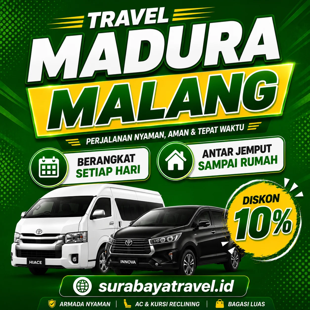 Rekomendasi Travel Madura Malang dengan Harga Tiket Semurah Ini, Paling Diburu Penumpang