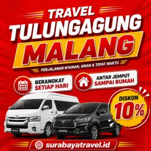 Rekomendasi Travel Tulungagung Malang dengan Harga Tiket Semurah Ini, Paling Diburu Penumpang