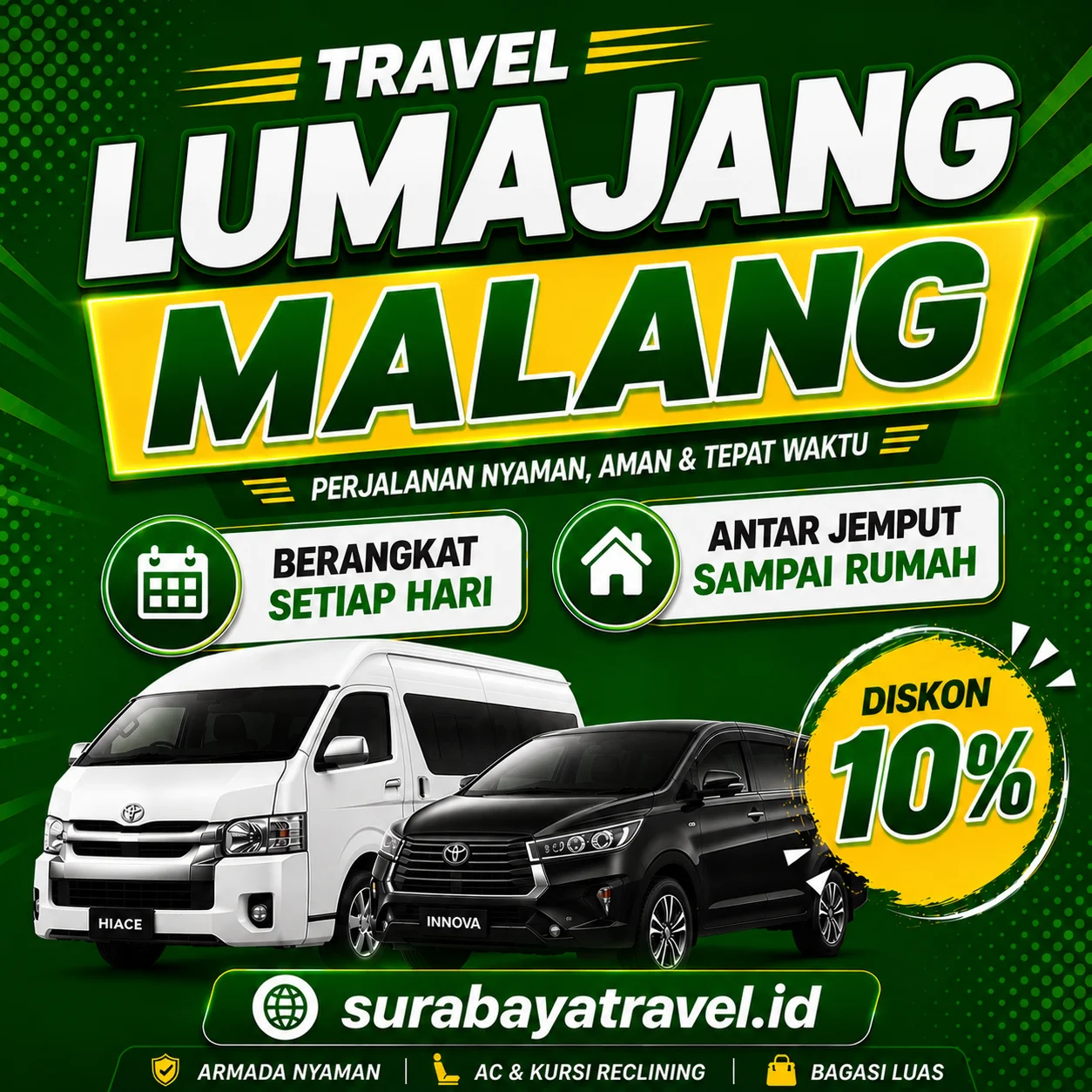 Rekomendasi Travel Lumajang Malang dengan Harga Tiket Semurah Ini, Paling Diburu Penumpang