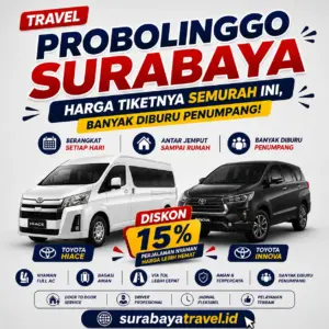 Rekomendasi Travel Probolinggo Surabaya Terbaru 2026, Harga Tiketnya Ternyata Semurah Ini