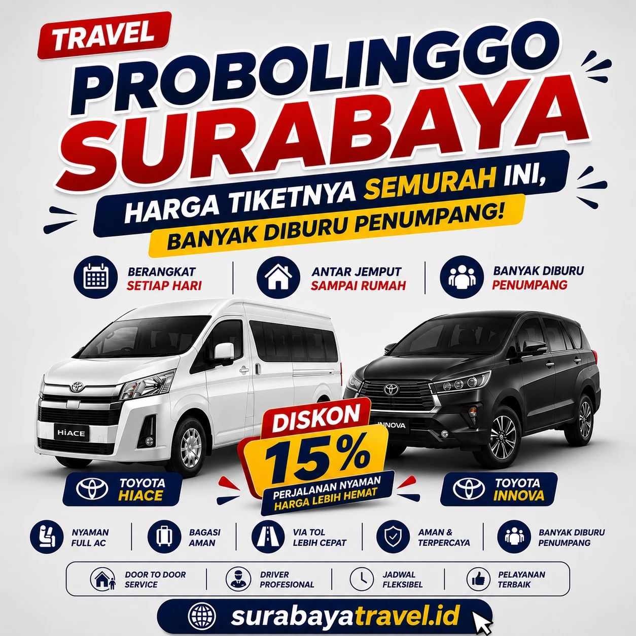 Rekomendasi Travel Probolinggo Surabaya Terbaru 2026, Harga Tiketnya Ternyata Semurah Ini