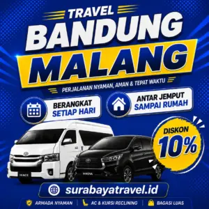 Rekomendasi Travel Bandung Malang dengan Harga Tiket Semurah Ini, Paling Diburu Penumpang