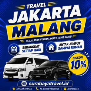 Rekomendasi Travel Jakarta Malang Hiace dengan Harga Tiket Semurah Ini, Paling Diburu Penumpang