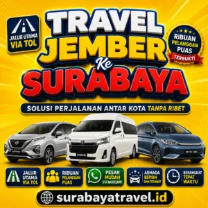 Rekomendasi Travel Jember Surabaya Hiace Rating Tertinggi 24 Jam Tiketnya Semurah Ini❗