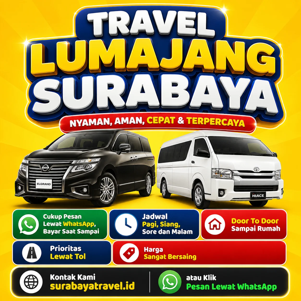 Dari Lumajang Ke Surabaya Jadi Gampang π Pilih Travel Ini, Harga Tiket Murah