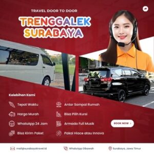 Dari Trenggalek Ke Surabaya Jadi Gampang 🍁 Pilih Travel Ini, Harga Tiket Murah