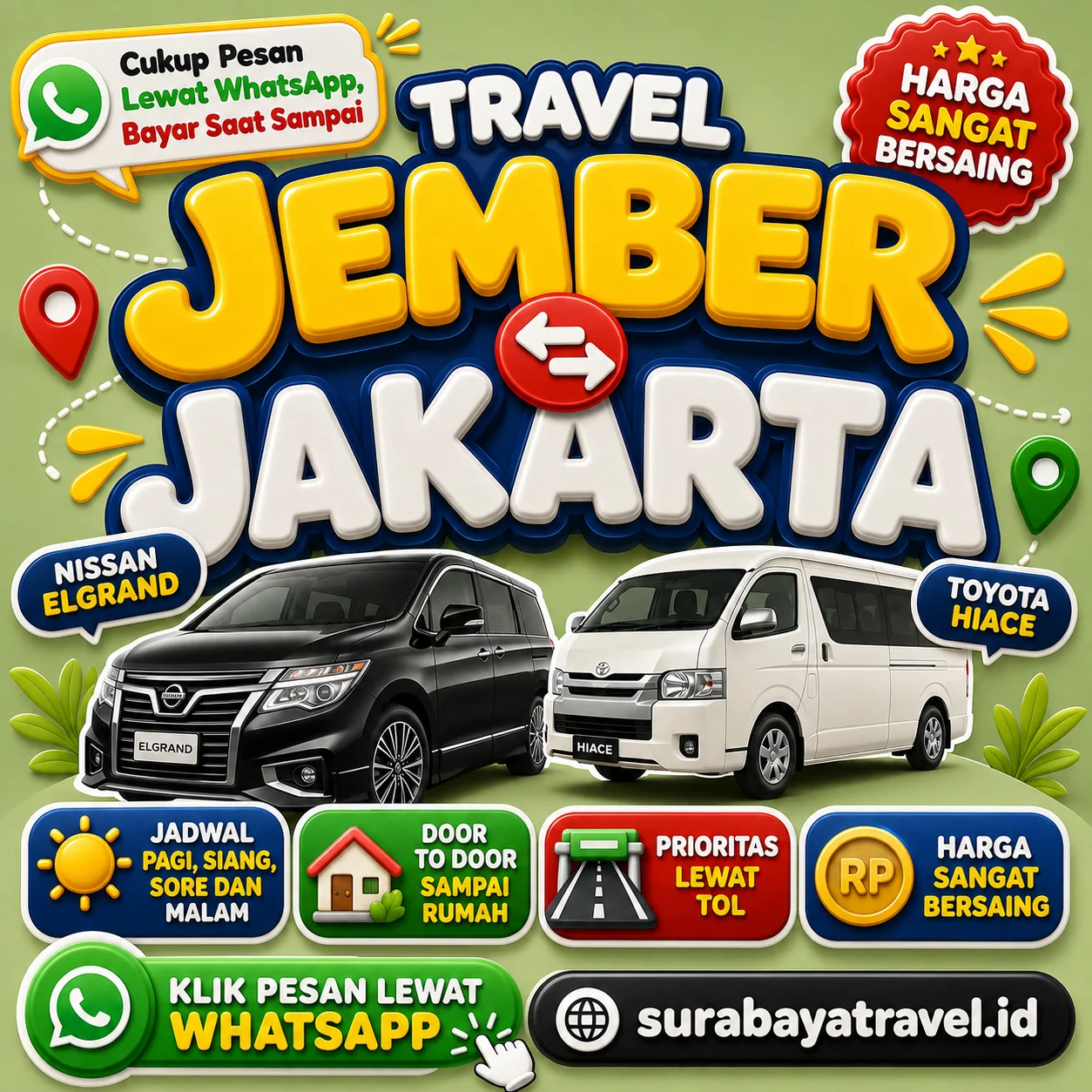 Travel Jember Jakarta Berapa?🍁 Ternyata Harga Tiket Murah, Cek Ini