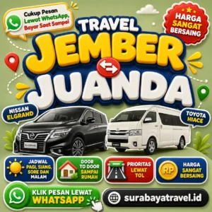 Travel Jember ke Juanda Berapa?π Ternyata Harga Tiket Murah, Cek Ini