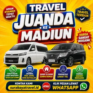 Travel Juanda Madiun Berapa?🍁 Ternyata Harga Tiket Murah, Cek Ini