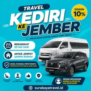 Travel Kediri Ke Jember Berapa?🍁 Ternyata Harga Tiket Murah, Cek Ini