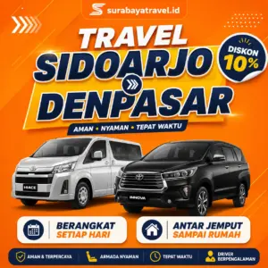 Travel Sidoarjo Denpasar Berapa?🍁 Ternyata Harga Tiket Murah, Cek Ini