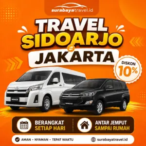 Travel Sidoarjo Jakarta Berapa?🍁 Ternyata Harga Tiket Murah, Cek Ini