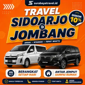 Travel Sidoarjo Jombang Berapa?🍁 Ternyata Harga Tiket Murah, Cek Ini