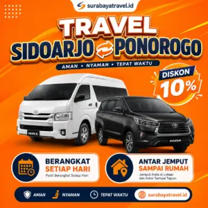 Travel Sidoarjo Ponorogo Berapa?🍁 Ternyata Harga Tiket Murah, Cek Ini