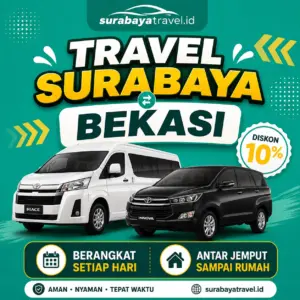 Travel Surabaya Bekasi Berapa?🍁 Ternyata Harga Tiket Murah, Cek Ini