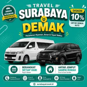Travel Surabaya Demak Berapa?🍁 Ternyata Harga Tiket Murah, Cek Ini