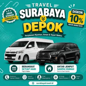 Travel Surabaya Depok Berapa?🍁 Ternyata Harga Tiket Murah, Cek Ini