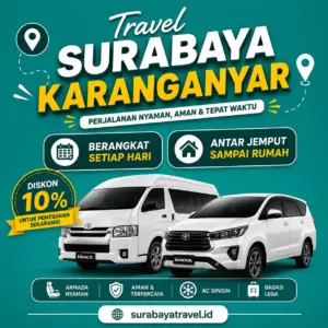 Travel Surabaya Karanganyar Berapa?🍁 Ternyata Harga Tiket Murah, Cek Ini