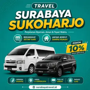 Travel Surabaya Sukoharjo Berapa?🍁 Ternyata Harga Tiket Murah, Cek Ini