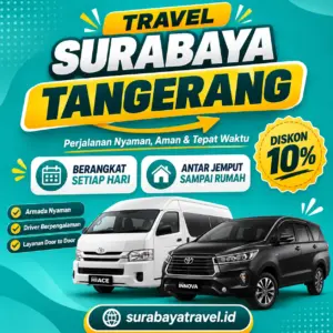 Travel Surabaya Tangerang Berapa?🍁 Ternyata Harga Tiket Murah, Cek Ini