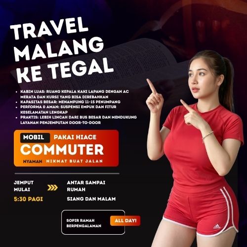 546KM🚀 Travel Malang Tegal Terasa Cepat, Via Tol Door To Door Dgn Harga Tiket Murah