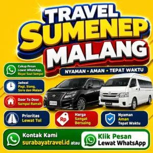 Dari Sumenep Ke Malang Jadi Gampang 🍁 Pilih Travel Ini, Harga Tiket Murah